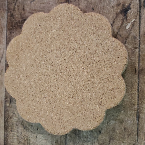 Wood Coasters set of 4, cork bottoms. - Picture 6 of 6